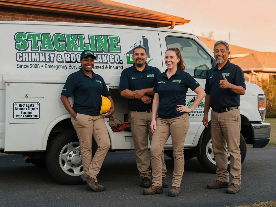 Chimney flashing repair company in Cuero, TX